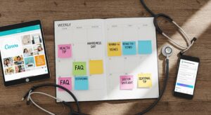 Best Social media calendar template for hospitals