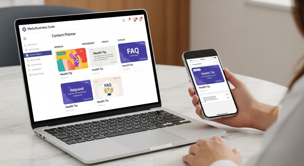 Best Social media calendar template for hospitals